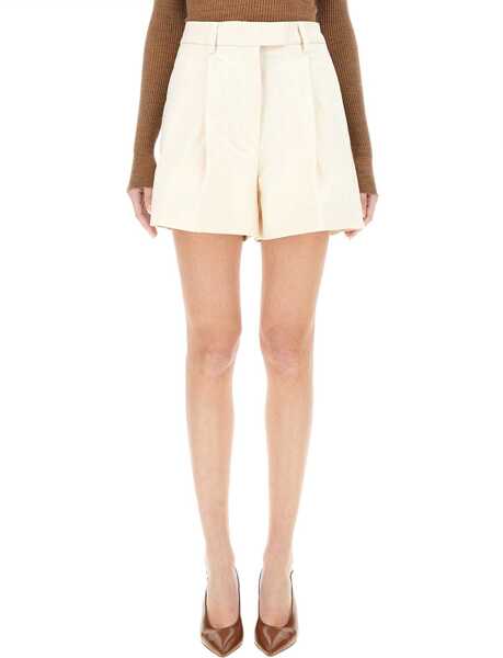 Pantaloni scurti Thelatest Shorts Bea IVORY Femei (BM 17005555) 1