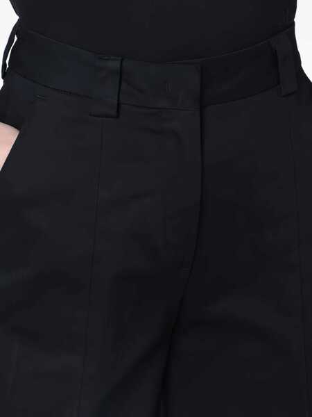 Pantaloni casual Thelatest Wide Pant Alma BLACK Femei (BM 17005714) 5