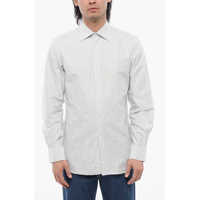 Camasi casual Balanced Stripe Cotton Shirt With Spread Collar Barbati