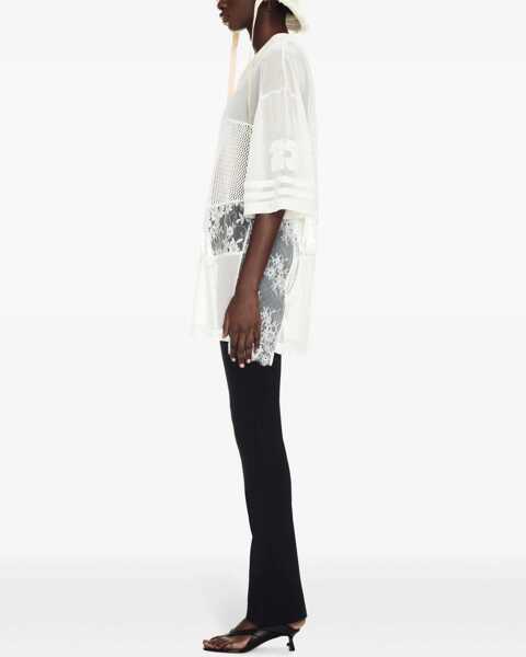 Bluze Off-White Mesh And Lasces Top White Femei (BM 17006113) 3
