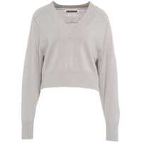 Pulovere Cropped knit sweater Femei