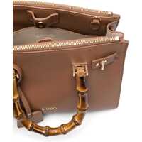 Genti de mana Dama - Genti de mana Liu Jo Hand bag with bamboo handles Brown Femei (BM 17007583) - B-mall.ro