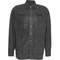 Geci de piele Leather overshirt Barbati