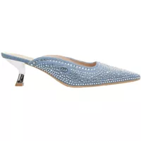 Pantofi cu toc Sabot with rhinestones 'Gemy' Femei