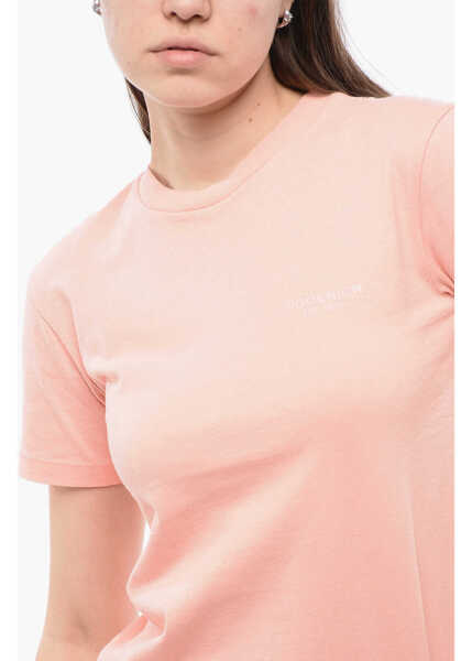 Tricouri Woolrich Crew Neck Monochrome Cotton T-Shirt Pink Femei (BM 17012647) 3