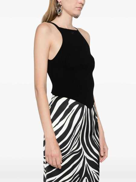 Bluze COURRGES Ribbed Tank Top BLACK Femei (BM 17012722) 3