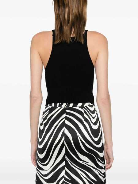 Bluze COURRGES Ribbed Tank Top BLACK Femei (BM 17012722) 4