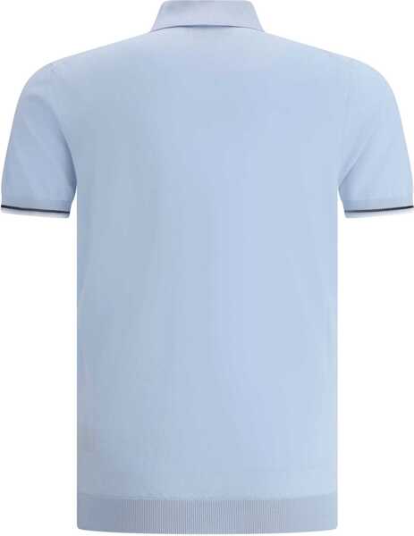 Tricouri Polo Moorer Cotton Polo Shirt AZZURRO Barbati (BM 17013382) 2