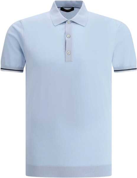 Tricouri Polo Moorer Cotton Polo Shirt AZZURRO Barbati (BM 17013382) 1