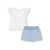 Chloe SHORTS+SHIRT White