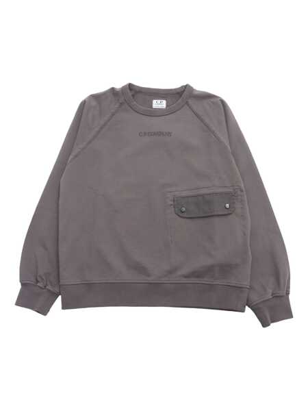 Pulovere C.P. Company CREWNECK SWEATER Gray Baieti (BM 17013513) 1