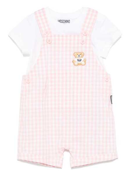 Bluze Moschino SHORT SLEEVED BLOUSEJUMPSUIT White Fete (BM 17013591) 1