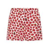 Pantaloni casual Versace 'Strawberry Garden' Shorts Femei