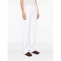 Imbracaminte MOTHER Dama - Blugi MOTHER The Dodger Sneak White Five Pocket Jeans In Cotton Woman WHITE Femei (BM 17013936) - B-mall.ro