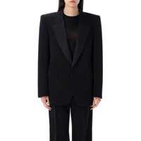 Geci Saint Laurent Grain De Poudre Tuxedo Jacket Femei