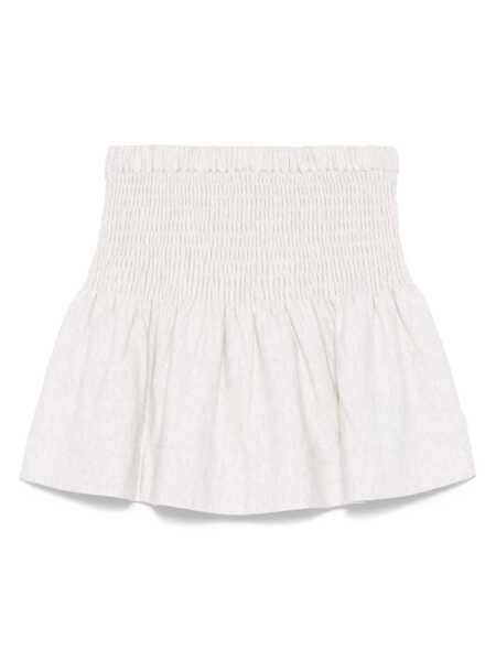 Fuste Isabel Marant Isabel Marant toile Pacifica Mini Skirt Beige Femei (BM 17015298) 2