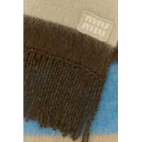 Esarfe Dama - Esarfe Miu Miu Miu Miu Scarves And Foulards STRIPPED Femei (BM 17016321) - B-mall.ro