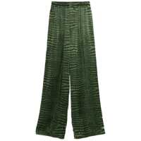 Pantaloni casual Balenciaga Printed Silk Pajama Pants Femei