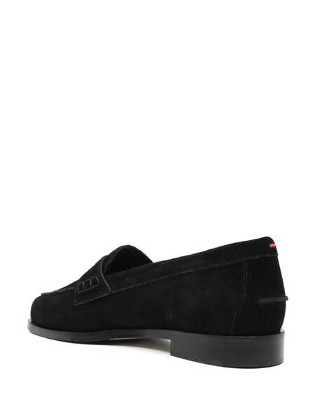 Mocasini AEYDE Aeyde Oscar Cow Suede Leather Black Shoes Black Femei (BM 17017299) 3