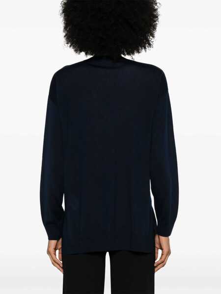 Pulovere P.A.R.O.S.H. P.A.R.O.S.H. Linfa Sweater BLUE Femei (BM 17018076) 4