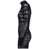 Rochii Jean Paul Gaultier Dama - Rochii Jean Paul Gaultier Jean Paul Gaultier The Striped Flocked Long Dress Black Femei (BM 17020563) - B-mall.ro