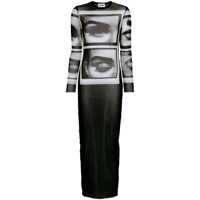 Rochii Jean Paul Gaultier The White Eyes And Lips Long Dress Femei