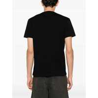 Tricouri DSQUARED2 pentru Barbati - Tricouri DSQUARED2 Black Crewneck T-Shirt With Logo Print On The Front In Cotton Man Black Barbati (BM 17020947) - B-mall.ro