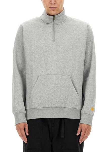 Bluze de trening Carhartt Half Zipper Sweatshirt GREY Barbati (BM 17021959) 2