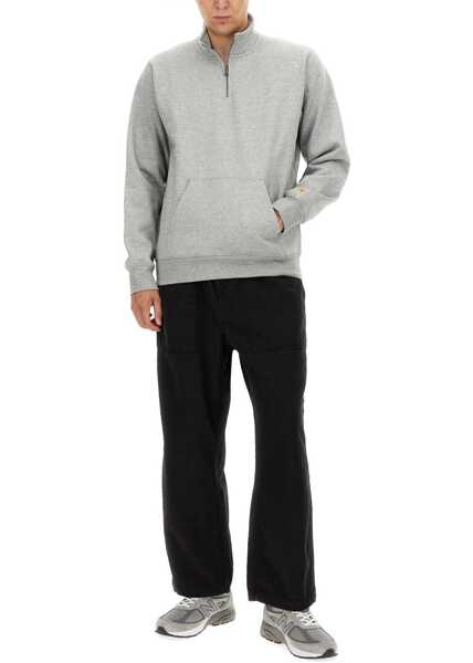 Bluze de trening Carhartt Half Zipper Sweatshirt GREY Barbati (BM 17021959) 3