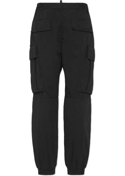 Pantaloni casual DSQUARED2 Icon New Generation Cargo Pants BLACK Barbati (BM 17022001) 2