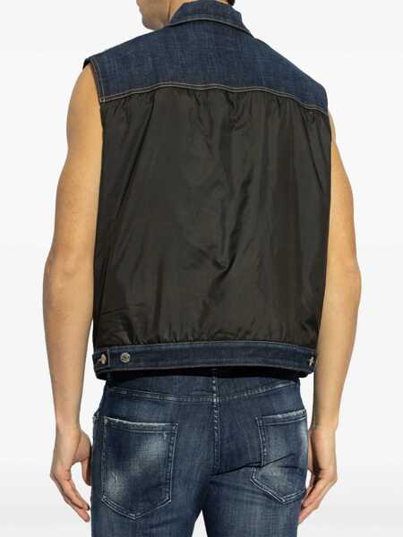 Veste casual DSQUARED2 Denim Puffer Vest DENIM Barbati (BM 17022004) 4