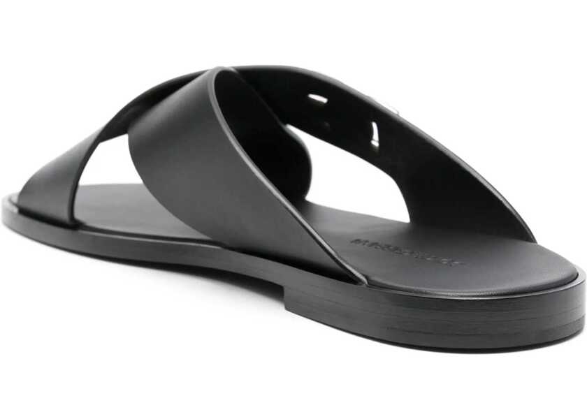 Sandale Dolce & Gabbana Leather Sandal BLACK Barbati (BM 17022013) 3