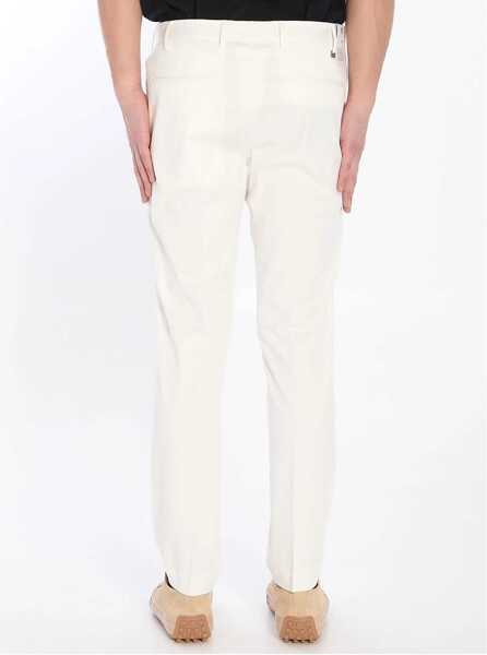 Pantaloni casual PT TORINO Dieci Trousers WHITE Barbati (BM 17022181) 3