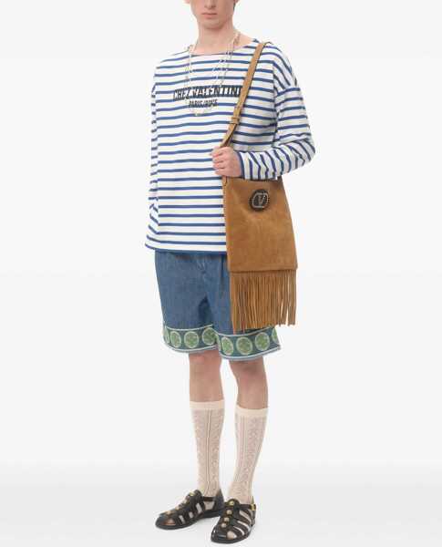 Tricouri Valentino Garavani Striped Chez Valentino T-Shirt WHITE Barbati (BM 17022190) 2