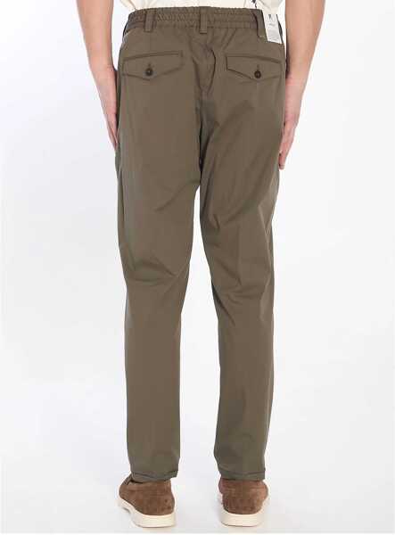 Pantaloni casual PT TORINO The Rebel Trousers GREEN Barbati (BM 17022202) 3