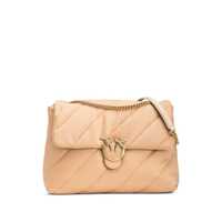 Genti de umar Pinko Large Quilted Recycled Fabric Love Bag Femei