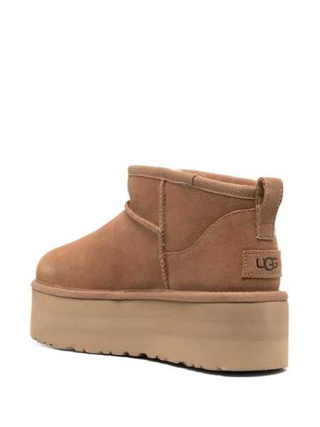 Bocanci UGG UGG W Classic Ultra Mini Platform Brown Femei (BM 17022978) 3