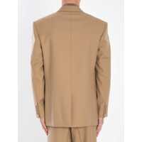 Geci Saint Laurent pentru Barbati - Geci Saint Laurent Single-Breasted Wool Jacket Beige Barbati (BM 17022993) - B-mall.ro