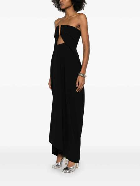 Rochii Rick Owens Rick Owens Amphora Prong Gown Black Femei (BM 17024097) 3