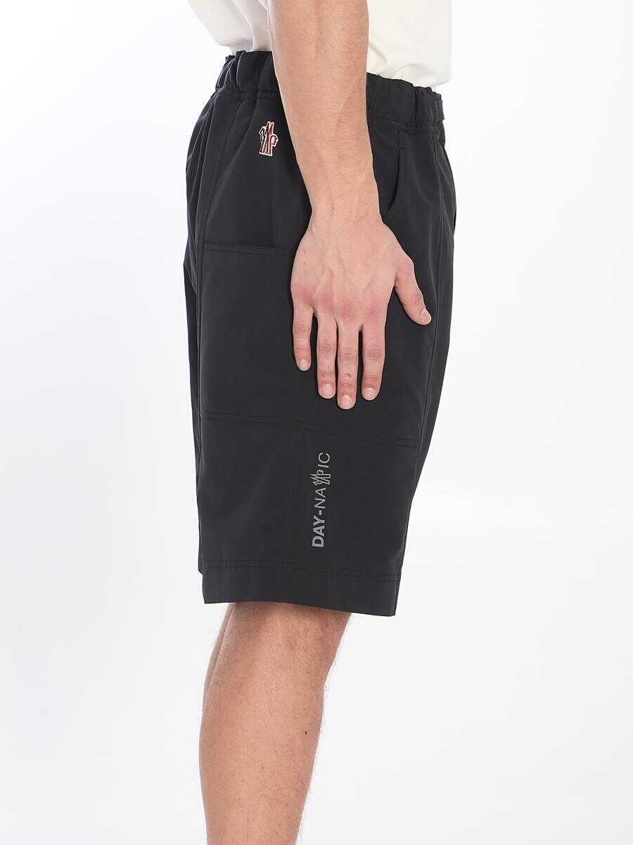 Pantaloni Moncler Grenoble Cargo Bermuda Shorts Black Barbati (BM 17024454) 3