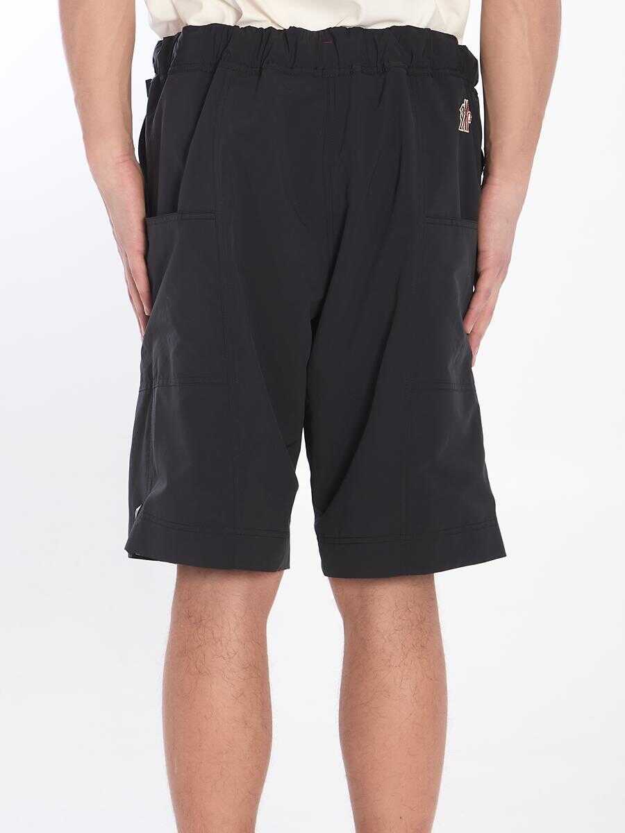 Pantaloni Moncler Grenoble Cargo Bermuda Shorts Black Barbati (BM 17024454) 4