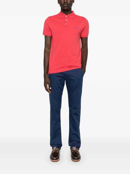 Tricouri Polo Ralph Lauren Polo Ralph Lauren Cotton-Piqu Polo Shirt RED Barbati (BM 17025255) 2