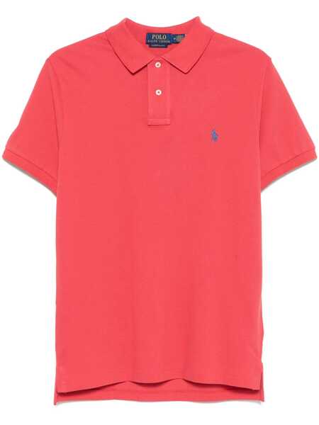 Tricouri Polo Ralph Lauren Polo Ralph Lauren Cotton-Piqu Polo Shirt RED Barbati (BM 17025255) 1