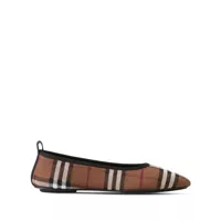 Balerini Burberry Check-Print Ballerina Shoes Femei