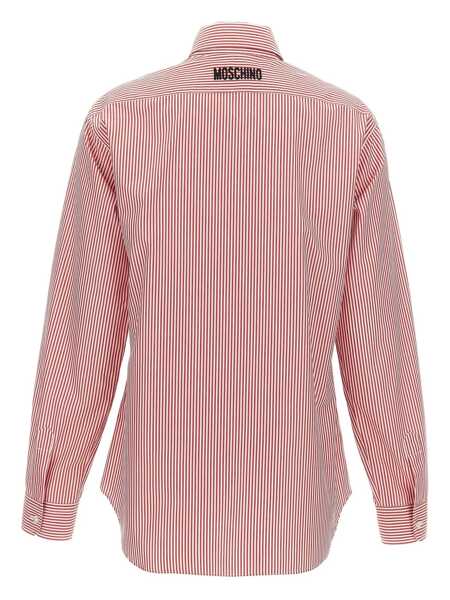 Camasi Moschino Moschino Oca Embroidered Shirt RED Femei (BM 17025834) 2