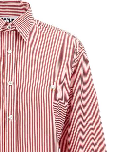 Camasi Moschino Moschino Oca Embroidered Shirt RED Femei (BM 17025834) 3