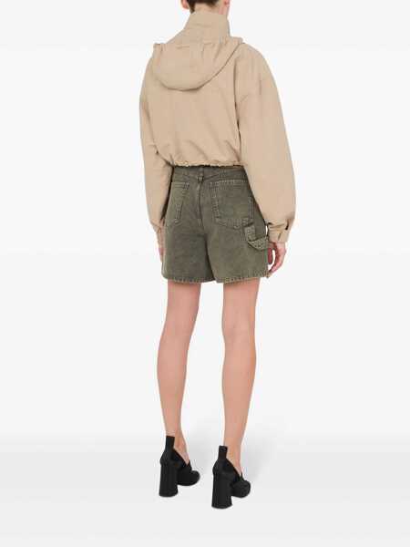 Geci MOSCHINO JEANS Moschino Jeans Logo Jacket Beige Femei (BM 17025879) 3