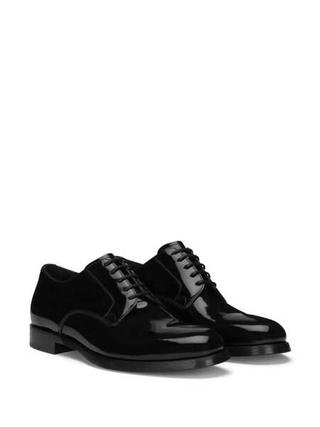 Bocanci Dolce & Gabbana Dolce & Gabbana Leather Brogues Black Barbati (BM 17025894) 2