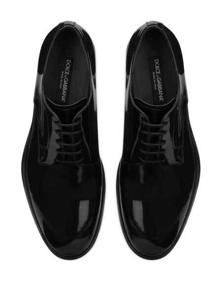 Bocanci Dolce & Gabbana Dolce & Gabbana Leather Brogues Black Barbati (BM 17025894) 4
