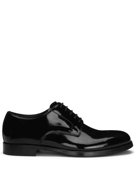 Bocanci Dolce & Gabbana Dolce & Gabbana Leather Brogues Black Barbati (BM 17025894) 1